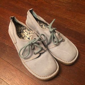 Blue suede shoes